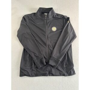 FootJoy PGA Full Zip Jacket Womens Large Black Performance Golf Activewear